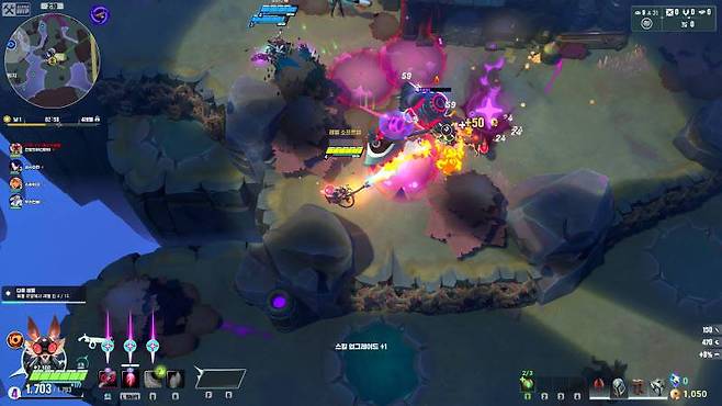 중립 몬스터를 처치하여 경험치를 쌓자