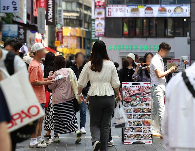 서울 명동거리. [사진 = 연합뉴스]