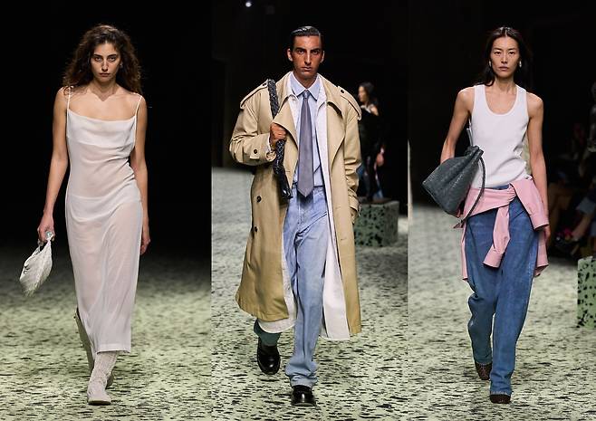 이탈리아에 대한 헌사를 담은 보테가 베네타의 23년 겨울 컬렉션. [사진 보테가 베네타]