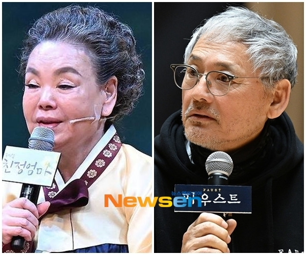 왼쪽부터 김수미, 유인촌 (사진=뉴스엔 DB)