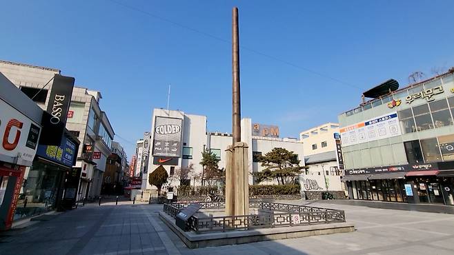 국보 제41호 청주용두사지철당간