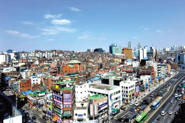 서울 서대문구 북아현2·3구역 전경 [서대문구 제공]