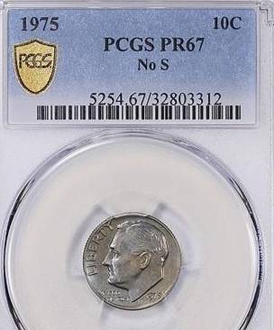 그레이트 컬렉션 경매에서 50만6250달러에 낙찰된 ‘노 S 다임’ 10센트. 그레이트 컬렉션AP·연합뉴스