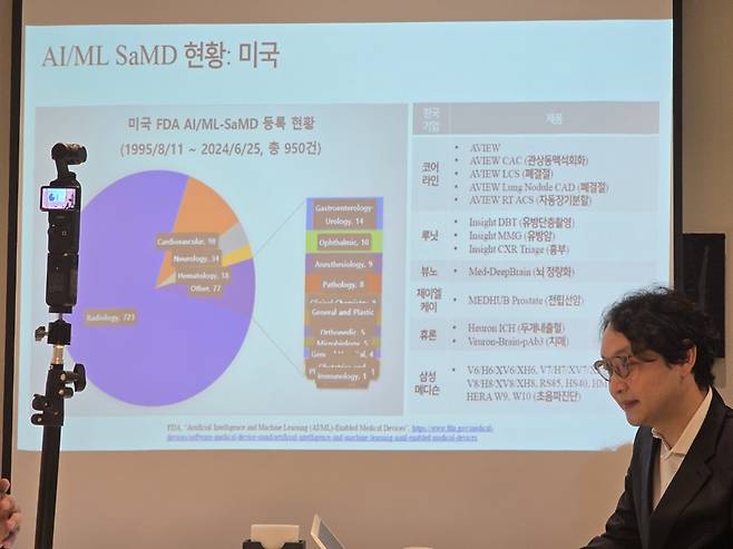 서울대 법학전문대학원 박상철 교수가 발표를 진행하고 있다./사진=정준엽 기자