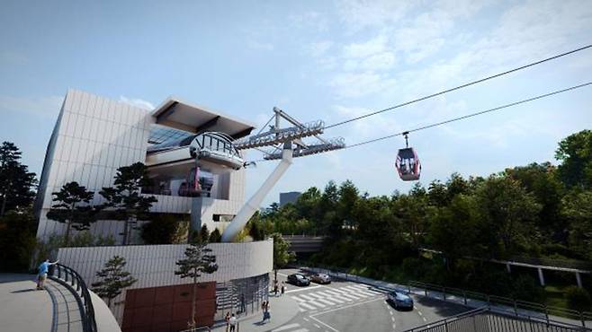 남산 곤돌라 조성안 [서울시 제공]