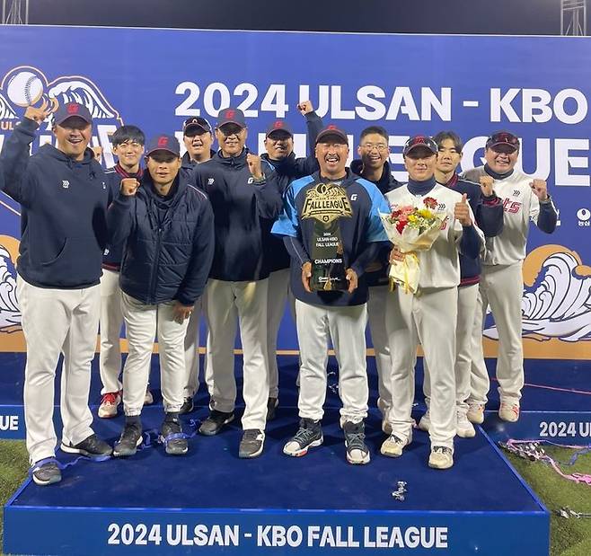 울산-KBO 가을리그(Fall League) 초대 챔피언에 오른 롯데 자이언츠가 아마야구를 위해 우승 상금을 기부한다. (사진=롯데 제공) *재판매 및 DB 금지