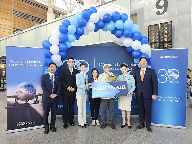 대한항공, 샌프란시스코 취항 30주년 [대한항공 제공. 재판매 및 DB 금지]