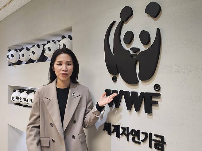 박민혜 한국WWF 사무총장이 최근 매일경제와 인터뷰하며 지속가능한 식량 시스템 도입을 강조하고 있다. 한국WWF