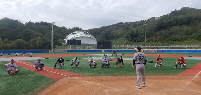 횡성 KBO 야구센터에서 9박10일 일정으로 열린 2024 KBO 유소년 포지션별 캠프가 종료됐다. /KBO 제공