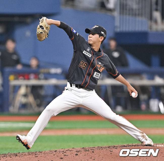 [OSEN=박준형 기자] 한화 황준서. 2024.04.06 / soul1014@osen.co.kr