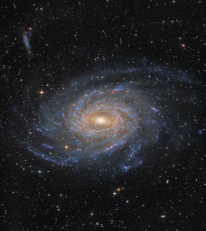 나선 은하 NGC 6744./존 헤이스