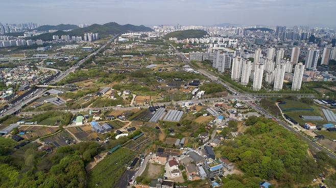 인천 구월 아이시티로 개발될 남동구 구월2 공공주택지구. 인천도시공사 제공