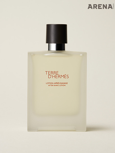 HERMÈS 면도 후 부족한 수분을 공급해 모든 타입에 사용 가능한 떼르 데르메스 애프터셰이브 로션 100mL 11만9000원 에르메스 제품.