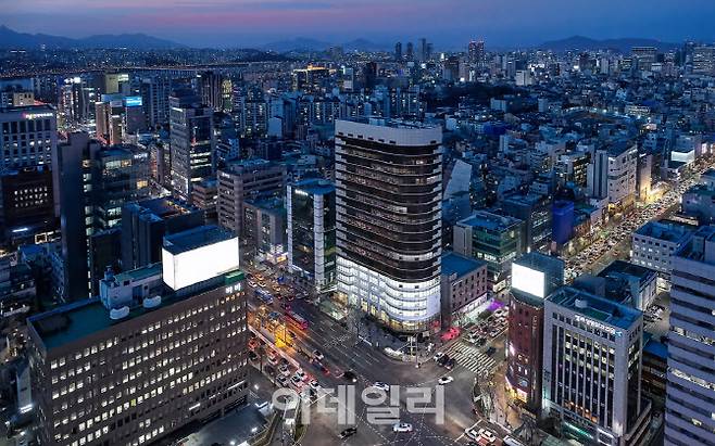 강남역 일대 오피스 빌딩들 모습(사진=알스퀘어)