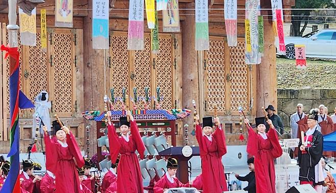 2일 대흥사에서 열린 '호국대전' 완공 기념 축제. 사진 대흥사