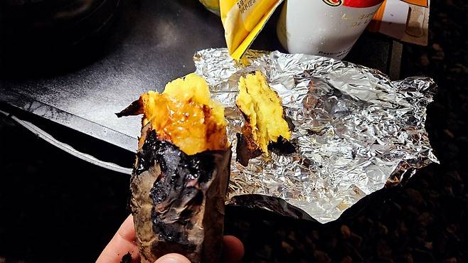 20241102_203945.jpg 캠핑 2일차) 저녁은 소고기와 자연산 대하 그리고 무늬오징어!!!!