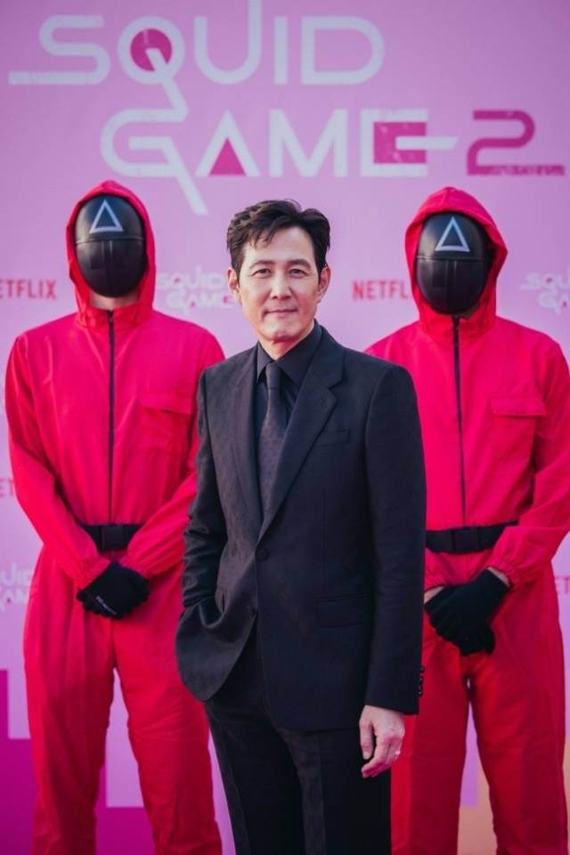 지난달 31일 이탈리아 루카에서 개최된 루카 코믹스 & 게임 페스티벌에 참석한 이정재./넷플릭스