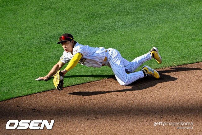 [사진] 샌디에이고 김하성. ⓒGettyimages(무단전재 및 재배포 금지)