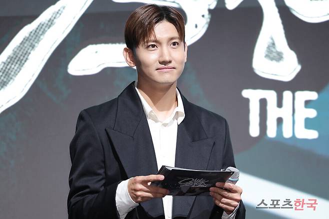 첫 정규 앨범 '콜 백(CALL BACK)'의 기자간담회에 참석한 동방신기 최강창민. 24.11.04. ⓒ이혜영 기자 lhy@hankooki.com