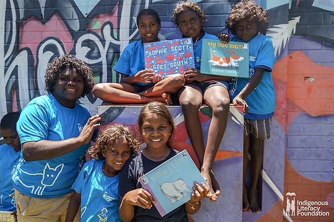 The Indigenous Literacy Foundation is a nonprofit organization in Australia that encourages reading and promotes literacy by securing access to good literature for First Nations children of Australia. (Indigenous Literacy Foundation)