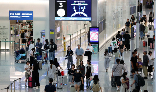 사진은 지난 9월 인천국제공항 제1여객터미널 모습. 뉴시스