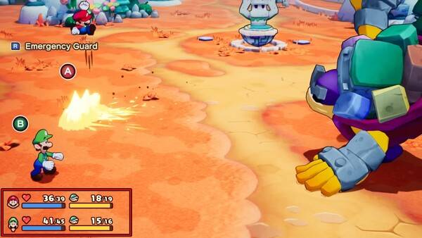 - 체력과 BP 상황이 하단에 구분되어 표시된다&nbsp;