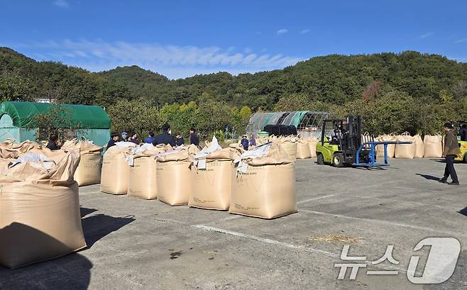 광주시 공공비축미 수매.(광주시 제공)/뉴스1