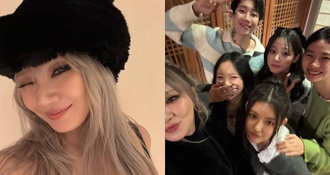 투애니원 씨엘과 함께한 스타들