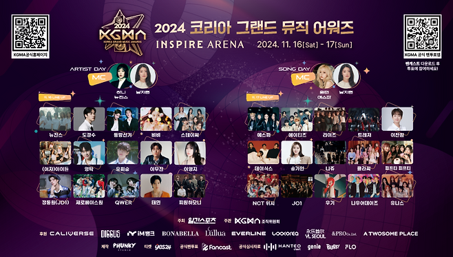 ‘2024 코리아 그랜드 뮤직 어워즈’. (사진=KGMA 조직위원회 제공)