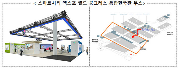 스마트시티 엑스포 월드 콩그레스 통합한국관 부스. [사진=부산광역시]