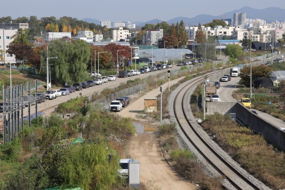 5일 그린벨트가 해제된 경기도 고양시 대장동 대곡역 일대의 모습. 연합뉴스