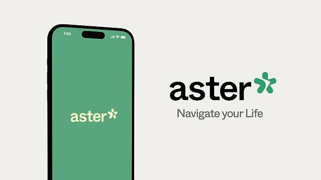 A logo of "Aster," an AI service developed by SK Telecom for global users [SK TELECOM]