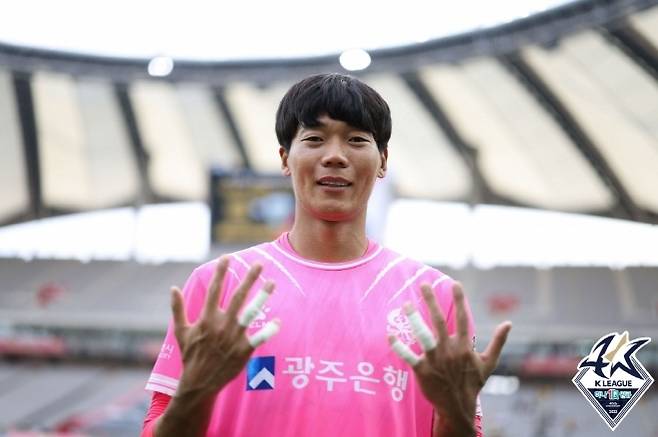 김경민. 사진=한국프로축구연맹