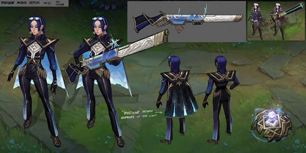 - 새롭게 등장하는 아케인 프레스티지 사령관 케이틀린 에디션