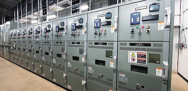 SK 배터리 아메리카 조지아 공장에 설치된 LS일렉트릭의 배전반. / LS일렉트릭 제공