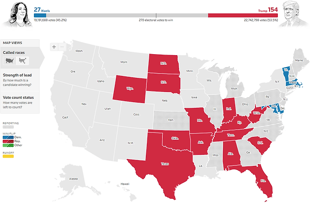 1000012270.png 미국 대선상황(트럼프154 : 해리스30)