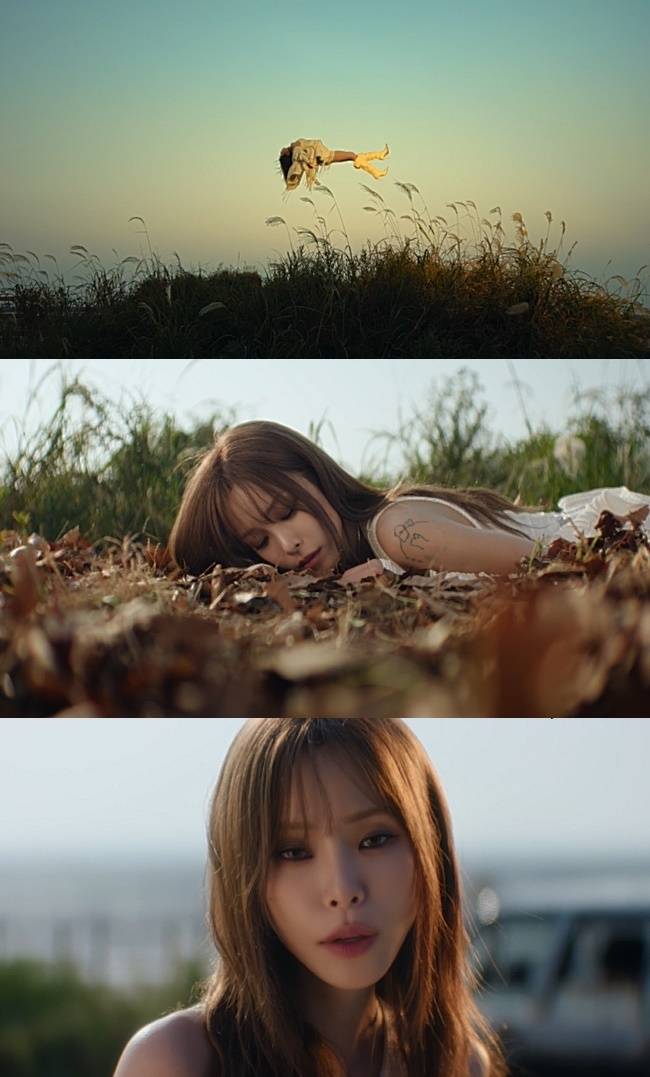 사진=헤이즈 ‘FALLIN’‘ 뮤직비디오 캡처