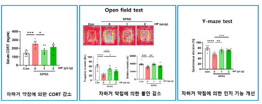 <PTSD 동물 모델에서 태반 추출물 약침 치료에 의한 불안, 인지기능 저하 감소>