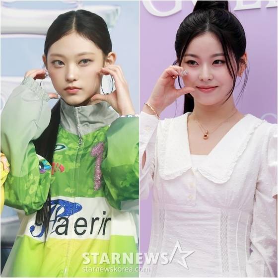 뉴진스 해린(왼쪽)과 엔믹스 규진 /사진=스타뉴스