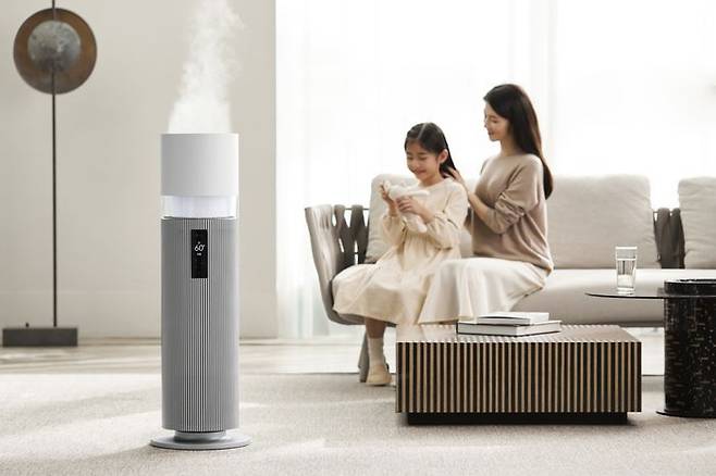 생산이 중단된 'LG 퓨리케어 오브제컬렉션 하이드로타워' 1세대.ⓒLG전자