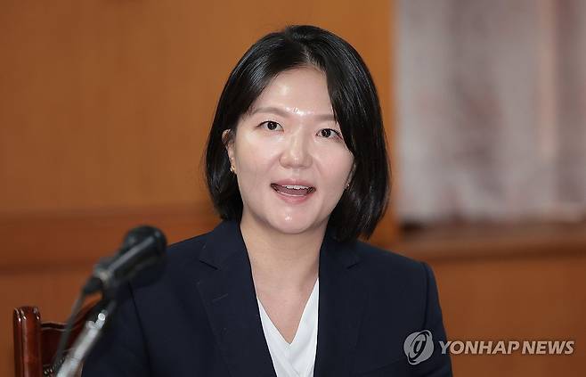 발언하는 최수연 네이버 대표 [연합뉴스 자료 사진]