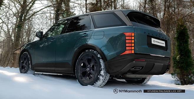 사진 : 현대차 팰리세이드 풀체인지 XRT 테스트카 (출처=NYMammoth)