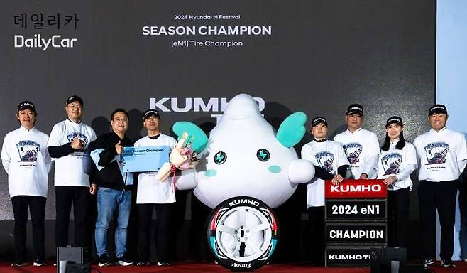 금호타이어, 2024 현대N페스티벌 eN1클래스 ‘타이어 제조사 챔피언’ 등극