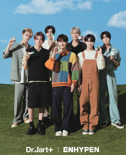 닥터자르트의 첫 글로벌 앰배서더 엔하이픈. / 닥터자르트