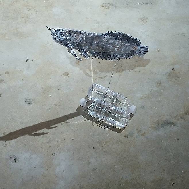 만들기) 큰 아로와나, 작은 아로와나(움직여 ㅎㅎ)