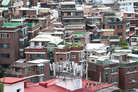 서울의 한 빌라 밀집 지역의 모습. 연합뉴스