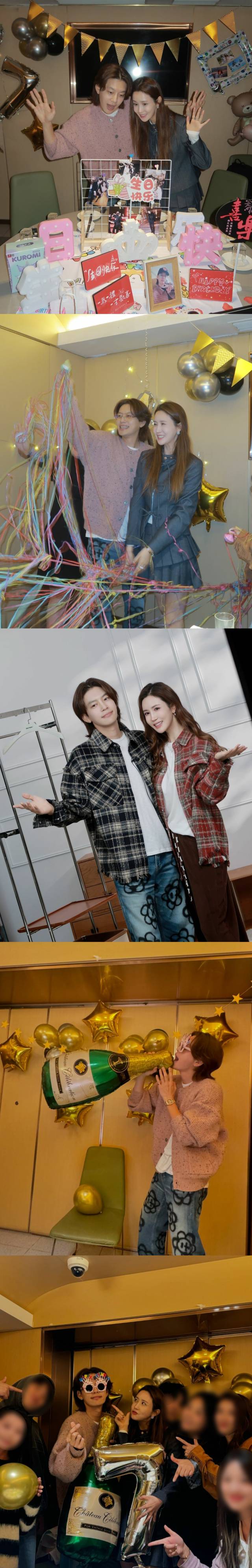 근황을 공개한 가수 세븐, 배우 이다해 부부./배우 이다해 인스타그램