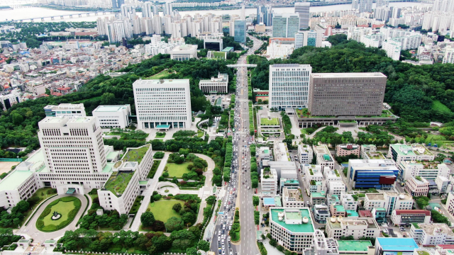 서초구 법조단지전경. 서초구 제공.