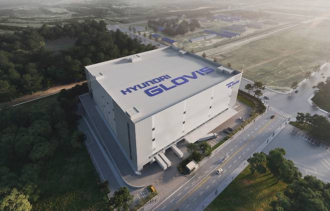 현대글로비스의 인천국제공항 물류센터 조감도 [현대글로비스 제공]