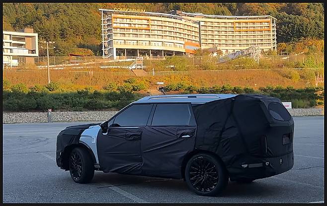 현대차 '팰리세이드 풀체인지' 테스트카 (출처 : 오토스파이넷)